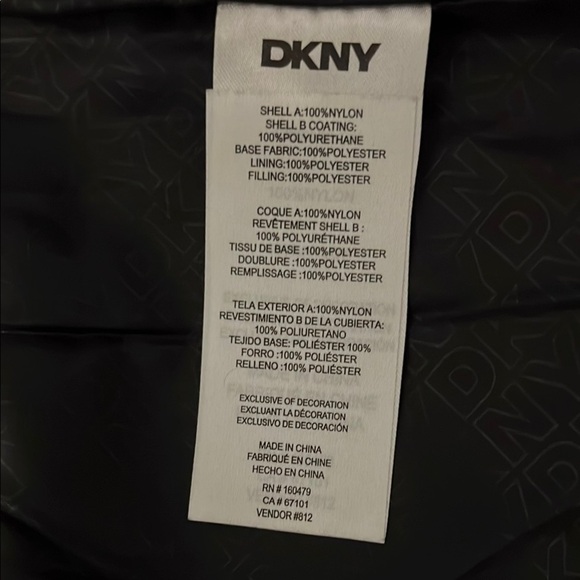 DKNY Black Quilted Vest - Picture 7 of 12